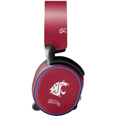Washington State University Cougars Logo SteelSeries Arctis 3 Skin